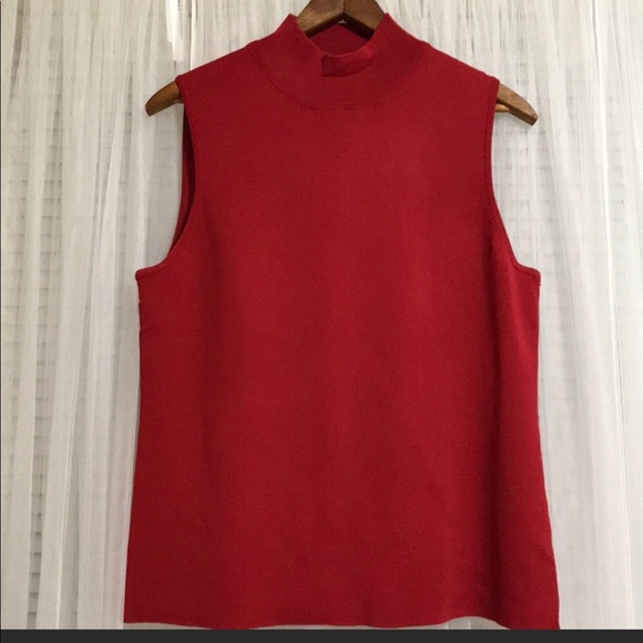 Adrienne VITTADINI Red Tank Top Size XL - Picture 1 of 6